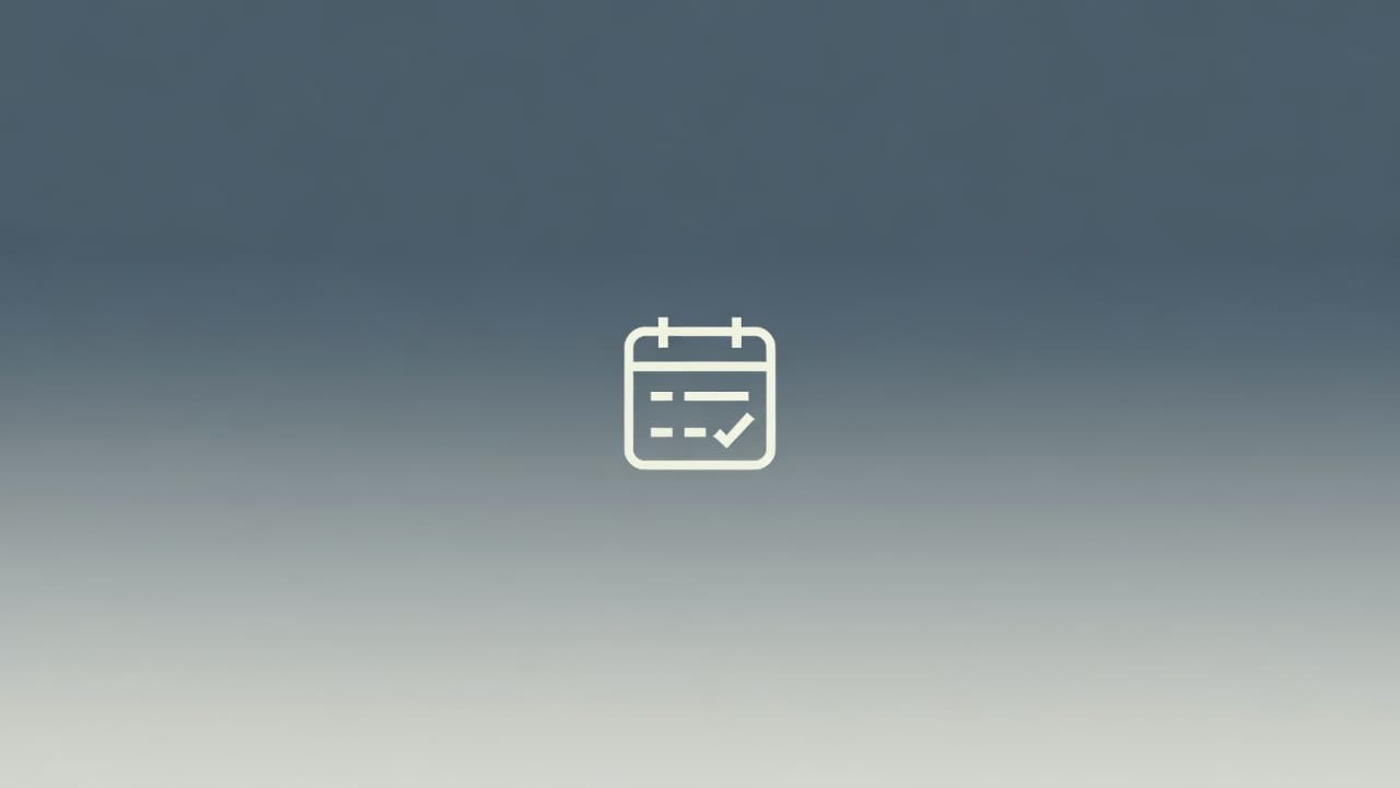 Ilustración abstracta de un recibo o factura con un icono de check, en tonos verde oliva apagado
